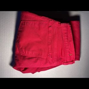 Size 28 j brand red jeans/pants long